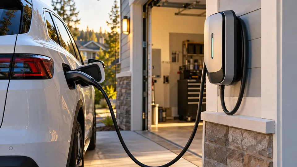 EV Fast Charging in Winter Mountain Corridor Near Spokane on I-90